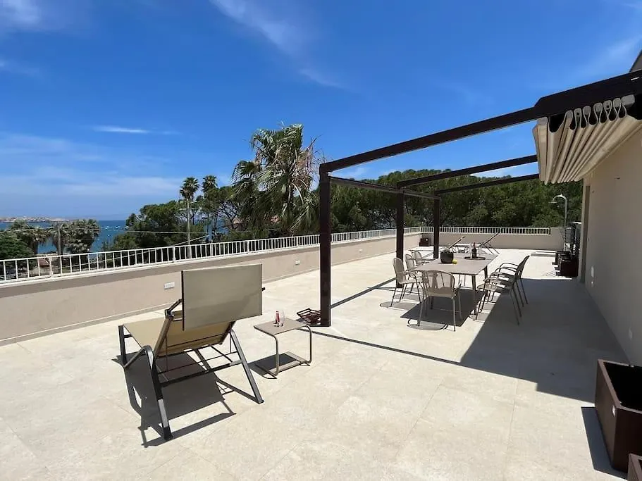 סירקוזה 5E Villa Charme-Sea And Ortigia View-Whirlpool Roof Terrace
